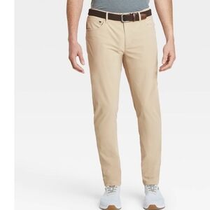 Men's Golf Slim Pants - All In Motion Khaki 38x32